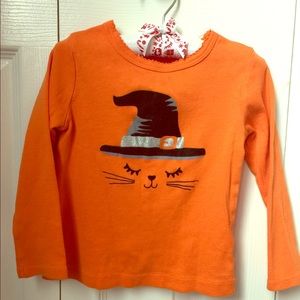 Carters brand girls Halloween long sleeve shirt.